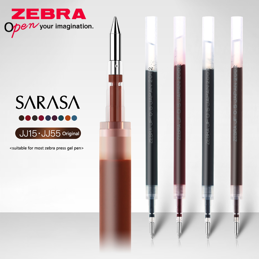Zebra Pen Sarasa - 얼룩말 젤 리필 JF-0.5, 레트로 컬러,