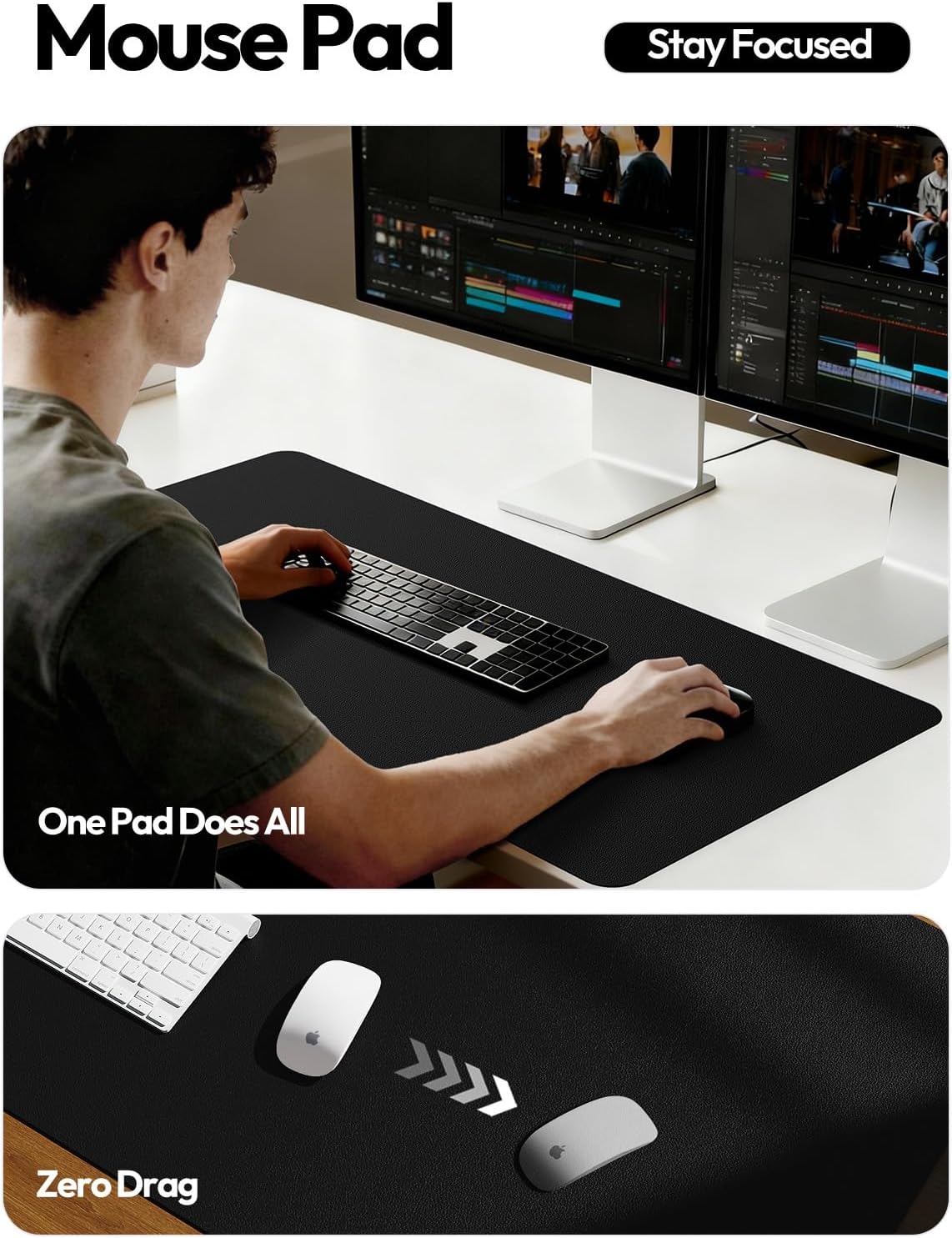 대형 가죽 데스크 패드 보호대 23.6x13.8인치,  - Leather Desk Pad 리뷰 및 가격
