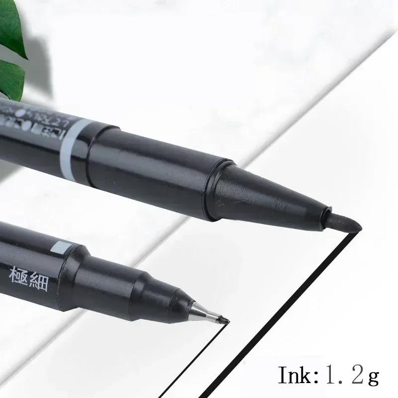5/10 Pcs 트윈 팁 영구 마커 블랙/블루/레드 오 - Correction Pen Fine 리뷰 및 가격